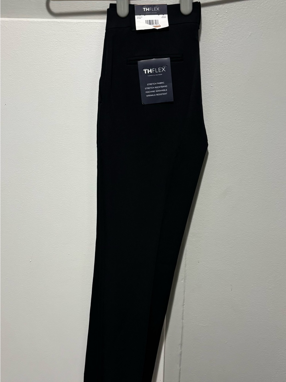 Tommy Hilfiger Black THFLEX Stretch Kids Dress Pants